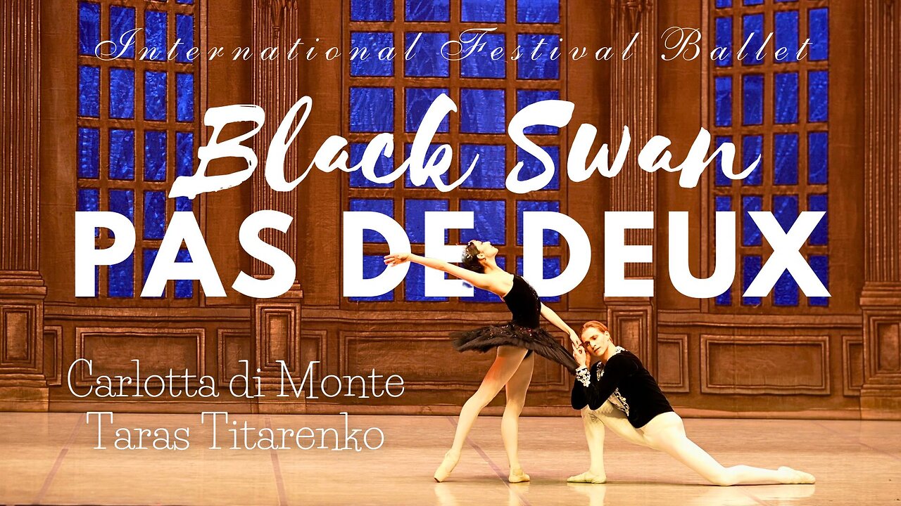 Black Swan Pas de Deux | Taras Titarenko & Carlotta di Monte | Ballet Dram Gala | IFB company