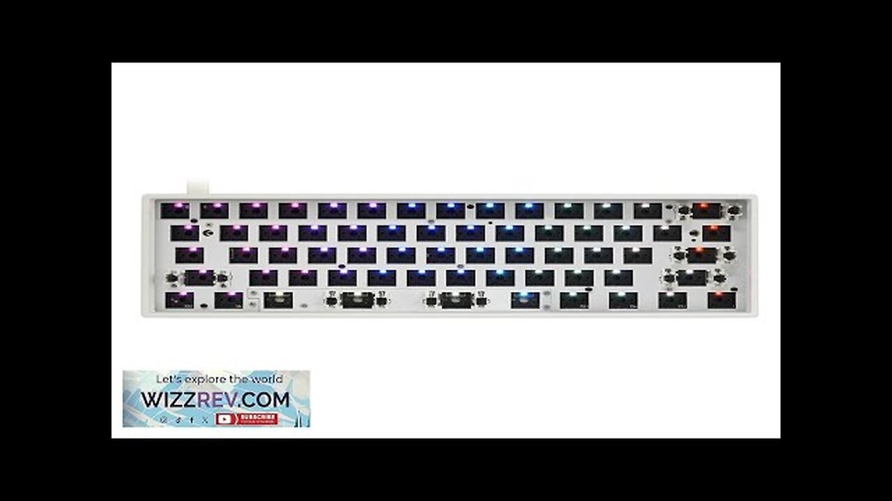 SKYLOONG GK61X GK61XS Keyboard Kit Hot Swappable 60% RGB Wired bluetooth Dual Review