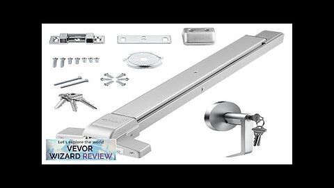 VEVOR Push Bar Door Locks Carbon Steel Panic Bars for Exit Doors Review