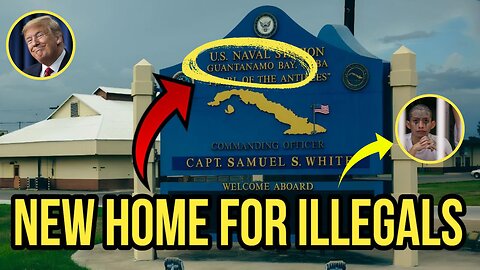 Donald Trump Finds a *NEW HOME* For the *ILLEGALS*!