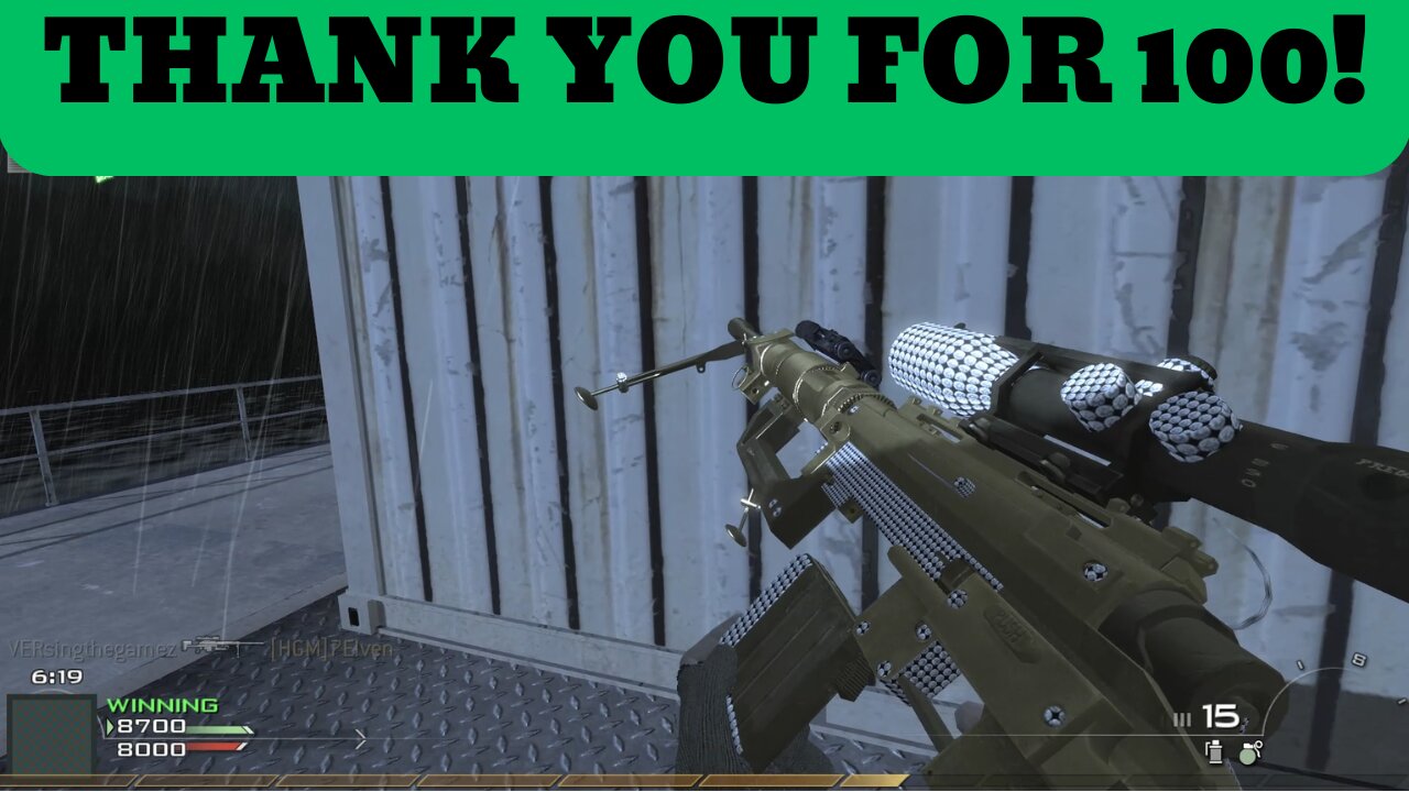 Thank You For 100 Subscribers on Youtube! (And 8 Followers on Rumble)