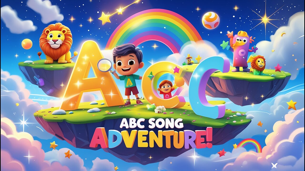 "ABC Song Adventure 🌟 | Fun Alphabet Learning for Kids | Nursery Rhymes"