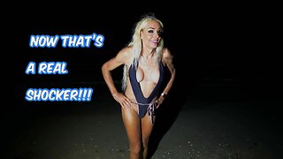 Bikini Girl Electrocuted Modeling! Shocking Experience Caught on Camera!