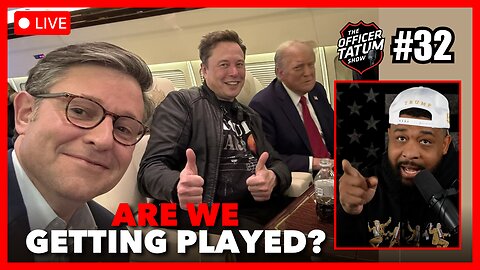 LIVE: Trump ENDORSES Mike Johnson as Elon BACKTRACKS On H-1B + MORE | Officer Tatum Show EP 32