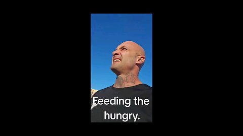 Feeding the hungry.