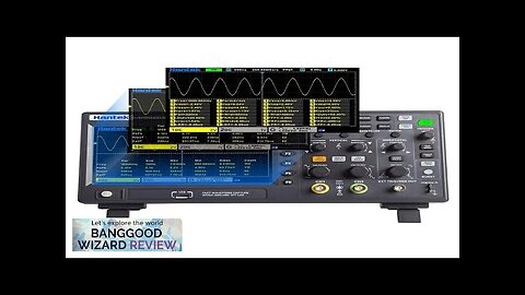 Hantek DSO2D10 Digital Oscilloscope 2CH+1CH Digital Storage 1GS/s Sampling Rate 100MHz Review