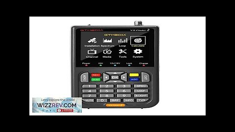 GTMEDIA V8 Finder2 Satellit Finder Signal Meter 4000mAh Battery 3.5" HD LCD Review