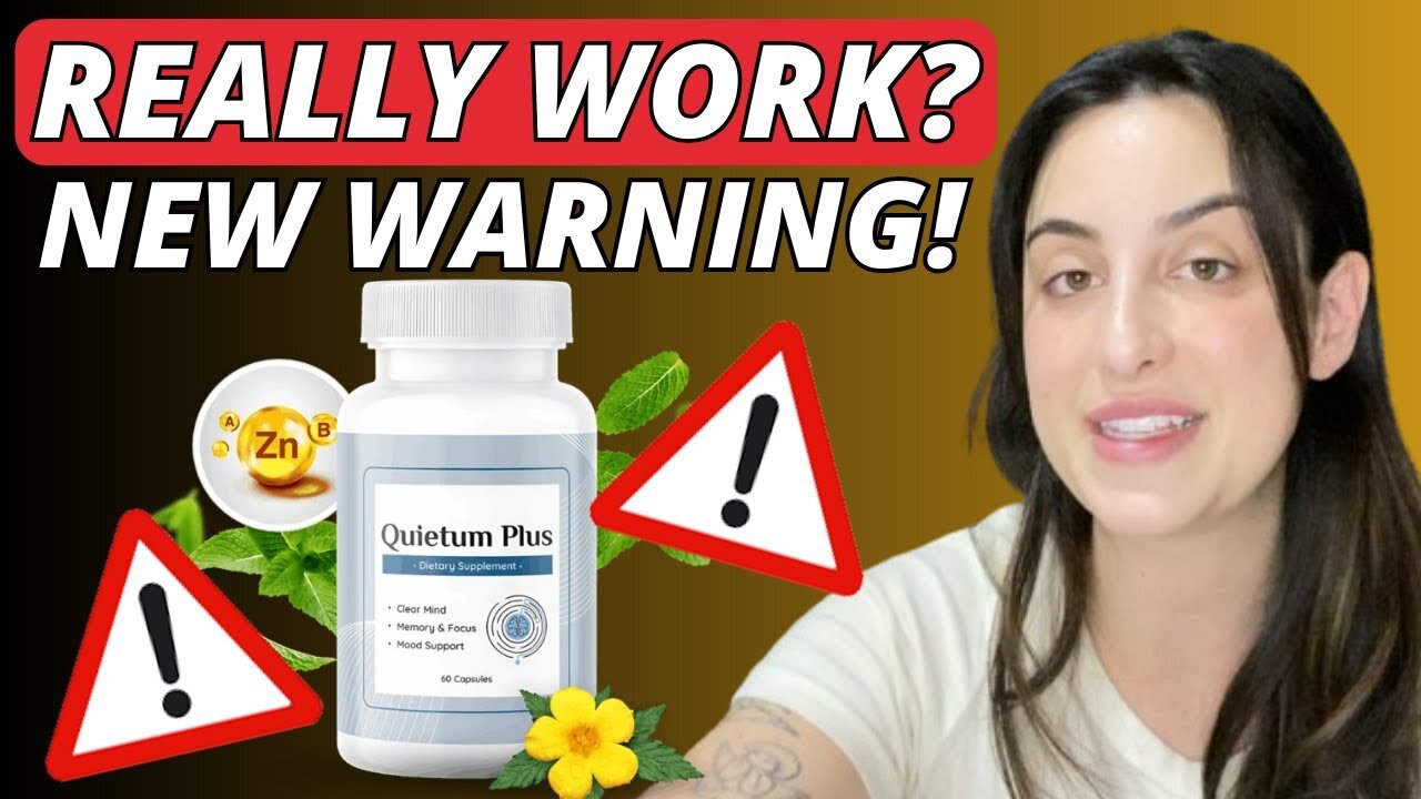 QUIETUM PLUS ((⛔BEWARE!⛔)) QUIETUM PLUS REVIEW - Quietum Plus Complete Tinnitus Relief Supplement