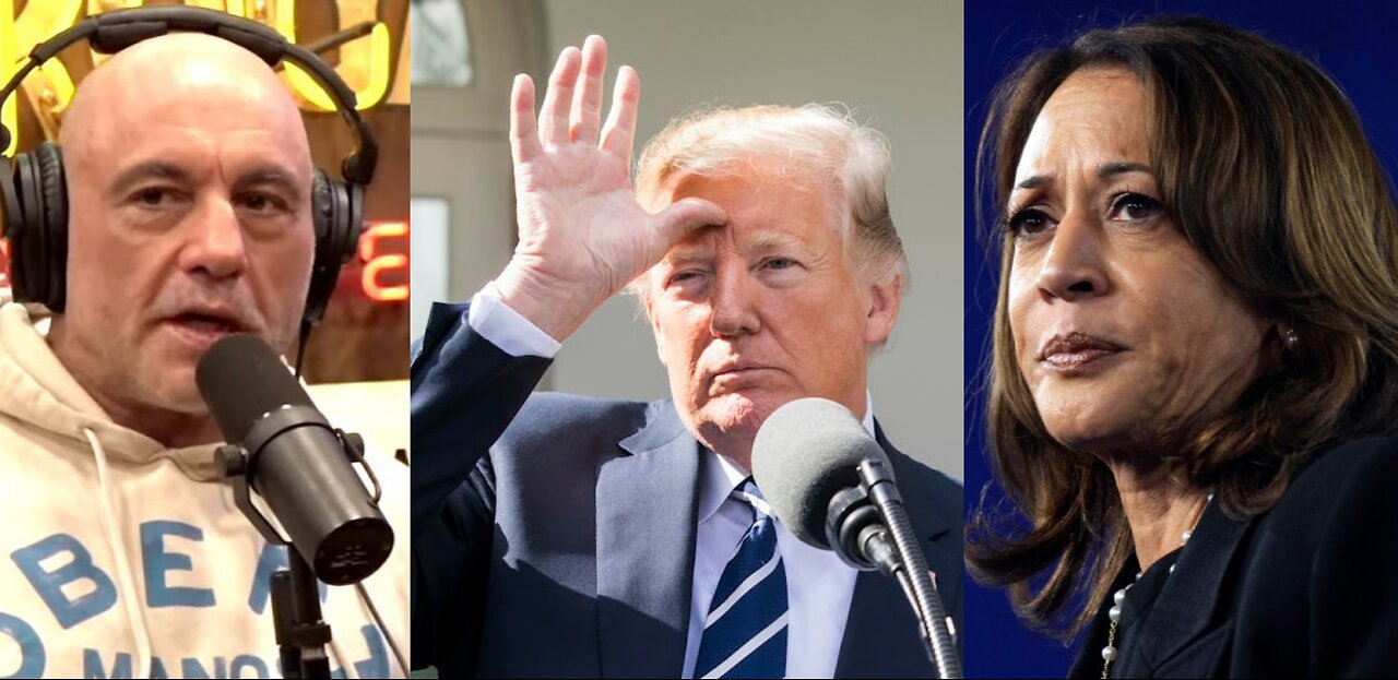Kamala Harris Shocked Joe Rogan's Trump Talk Called 'Traumatic'