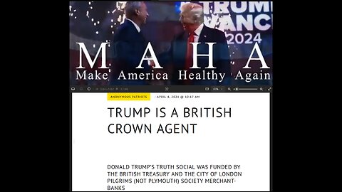 TRUMP RFK & THEIR MASONIC MAHA BONE HEALTHCARE THE LIONS GRIP OF THE MASTER MASONS - King Street News