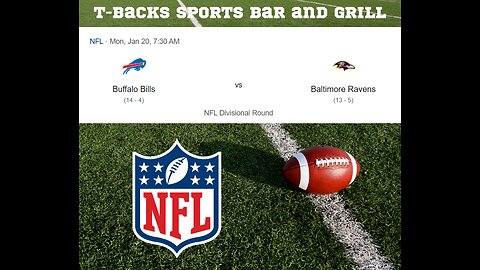 T-Backs Sports Bar and Grill Sports Schedule and quesadilla special for Monday Jan 20, 2025