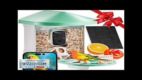 VEVOR Smart Bird Feeder with Camera 2K HD AI Identify Bird Species Review