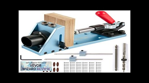 VEVOR Pocket Hole Jig Kit Adjustable & Easy to Use Joinery Woodworking Review