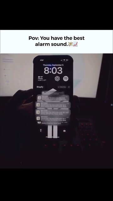 Pov: you have the best alarm sound