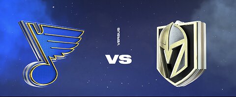 Blues @ Golden Knights. NHL 24. EA Sports.