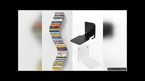 Creative Wall Mounted Invisible Bookshelves Home Decoration Book Organizer Floating Review