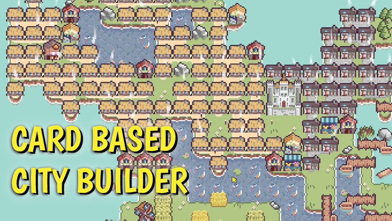 SURPRISINGLY fun card-based city builder. Popular upcoming, releasing tomorrow - Tiny Kingdom