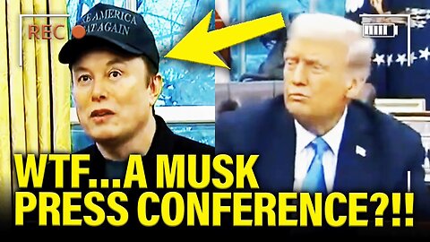 Trump HUMILIATES USA with Musk OVAL OFFICE PRESSER