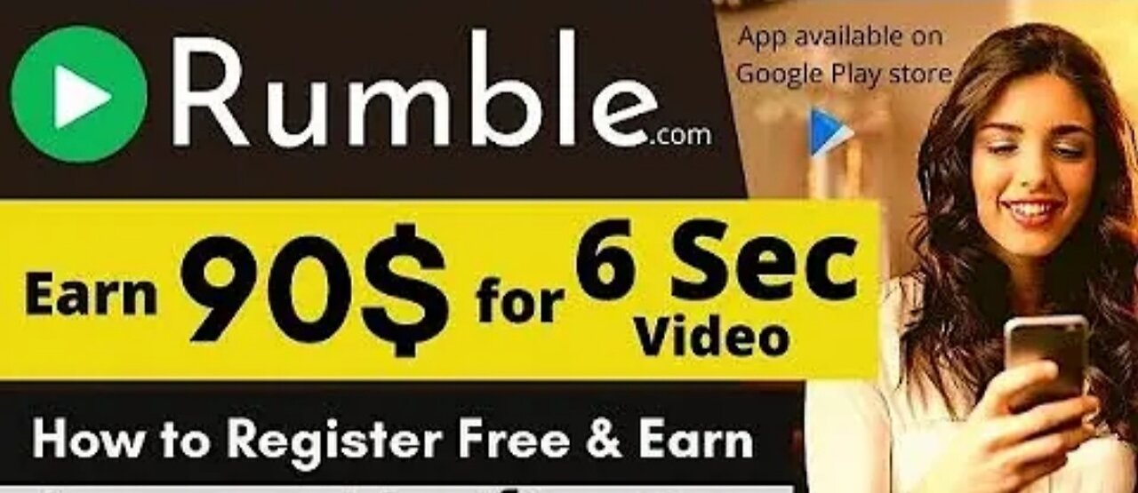 Power of Rumble earn upto 90₹ by uploading a video