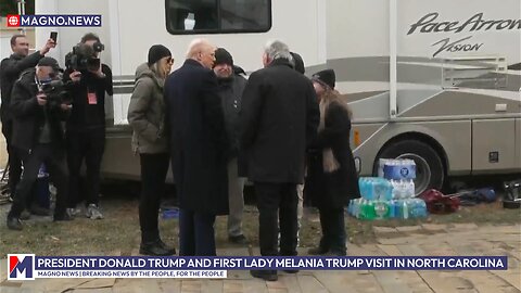Donald Trump and Melania Trump visit Disaster Areas in North Carolina (Jan 24, 2025) [LIVE]