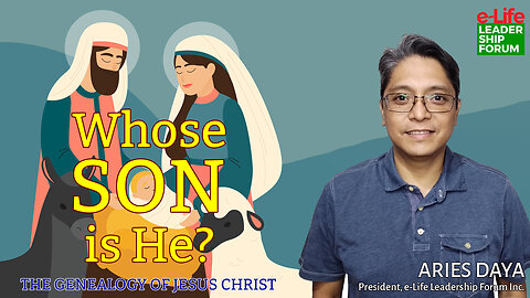 Whose Son Is He? (Jesus Tradition P1)