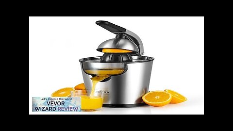 VEVOR Electric Citrus Juicer Orange Juice Squeezer with Two Size Juicing Cones Review