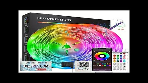 RGB Bluetooth LED Light Strip Smart Atmosphere Light Indoor 24V EU Plug Review