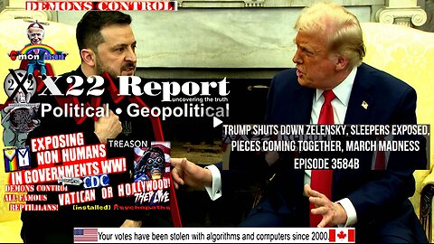 Ep 3584b - Trump Shuts Down Zelensky, Sleepers Exposed, Pieces Coming Together, March Madness