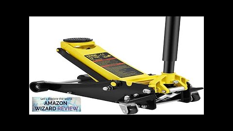 VEVOR 3 Ton Low Profile Heavy-Duty Steel Racing Floor Jack with Dual Review