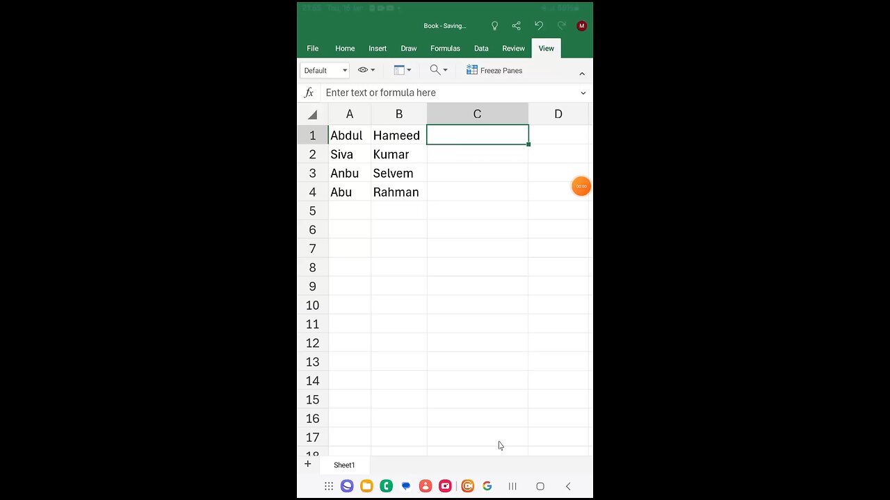 Concatenate formula in excel