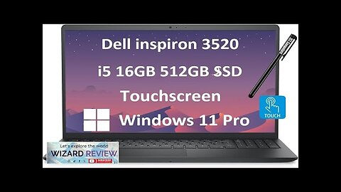 Dell Inspiron Touchscreen Laptop (15.6" FHD Touch Intel Core i5-1155G7 16GB RAM Review