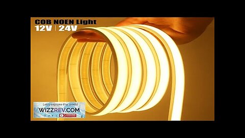 COB Led Neon Rope Light Strip 12V 24V 5m 10m 15m 20m Review