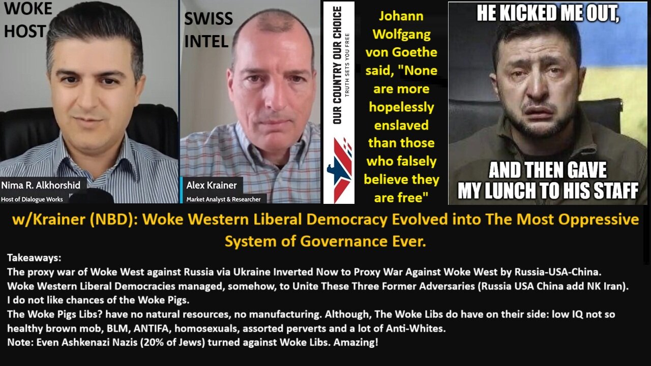 w/Krainer (NDB): Woke Western Liberal Democracy Evolved into The Most Oppressive System of Governance Ever!