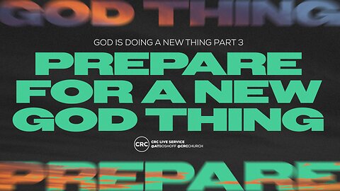 Prepare For A New God Thing! | Pastor At Boshoff | 23 February 2025 AM