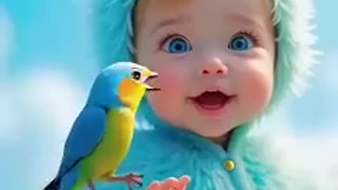 Cute Baby with Pets
