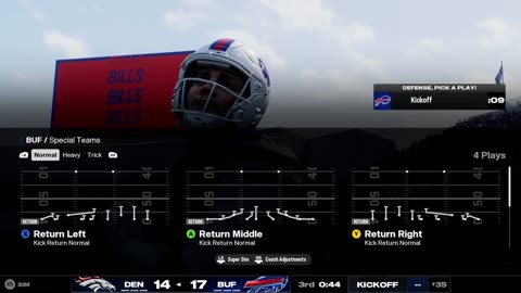 NFL Wild Card Weekend AFC - Broncos @ Bills - Madden NFL 25 - Full Game