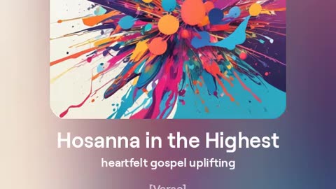 Worship - Hosanna in the Highest