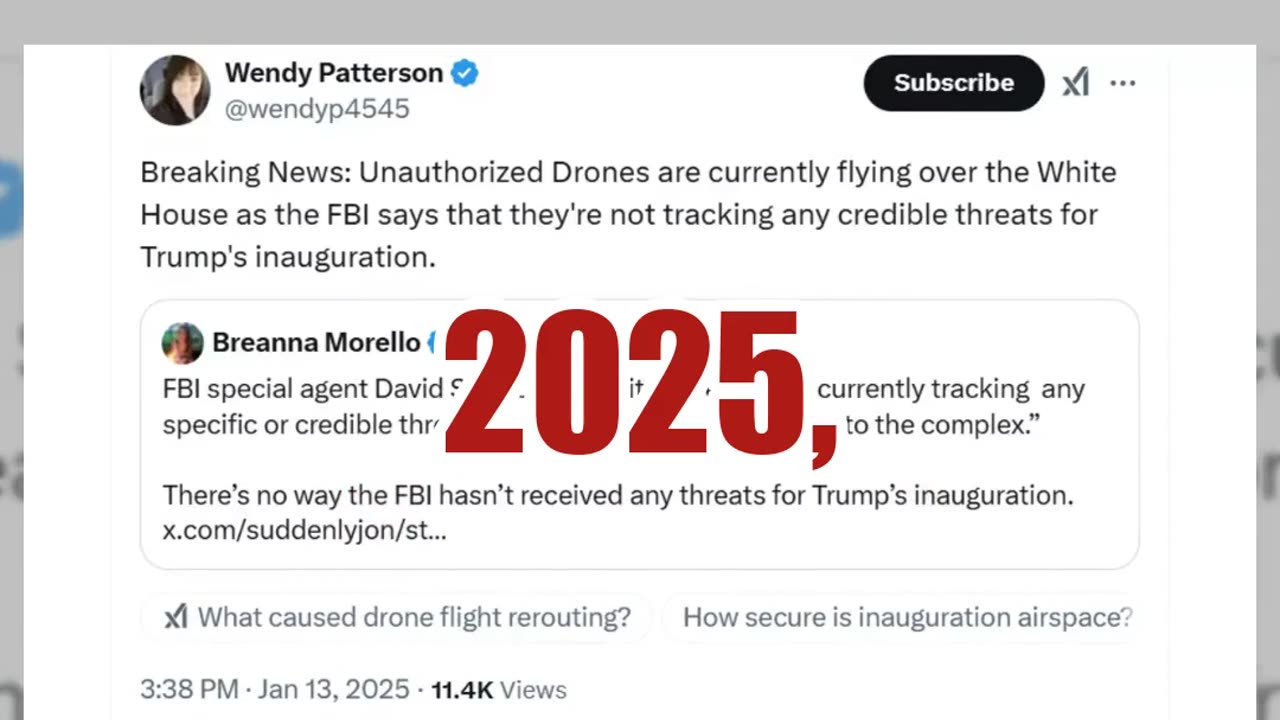 Fact Check: NO Evidence Of Unauthorized Drones Over White House On January 13, 2025
