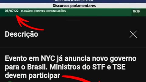 SENATOR @biakicis MADE A VERY IMPORTANT RECORD ON JULY 6, 2022 ABOUT THE ELECTORAL FRAUD THAT WOULD HAPPEN IN BRAZIL'S ELECTIONS