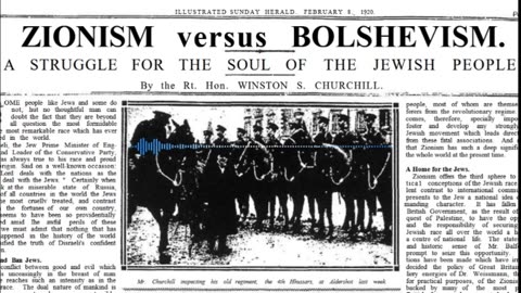 Churchill Zionism Versus Bolshevism 1920