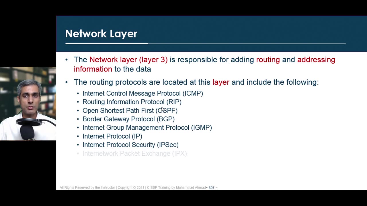 111 - Domain 4 - 41OSI Model and its layers