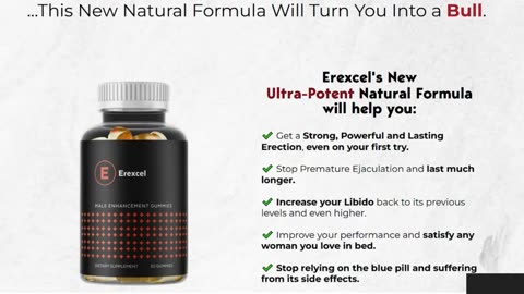 Erexcel male enhancement formula gummies