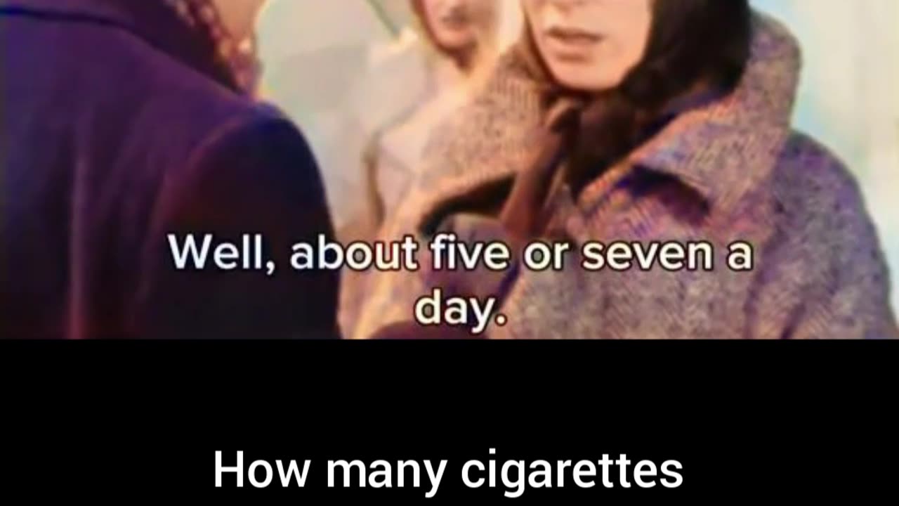 How many cigarettes do you smoke a day Ireland 1962 vintage #Colourized footage 🚬 🇮🇪 🎥