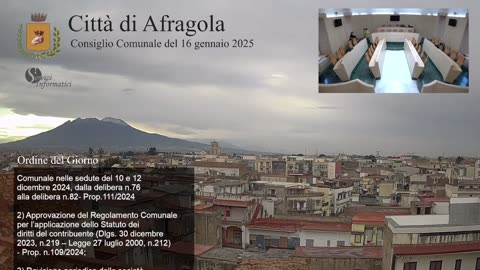 Afragola (NA) - Consiglio Comunale (16.01.25)