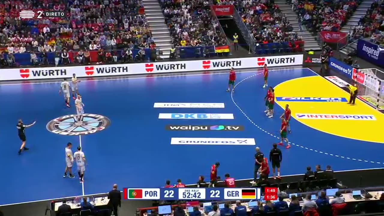 Portugal – Germany Quarterfinal 29th Jan. 2025 World Championship