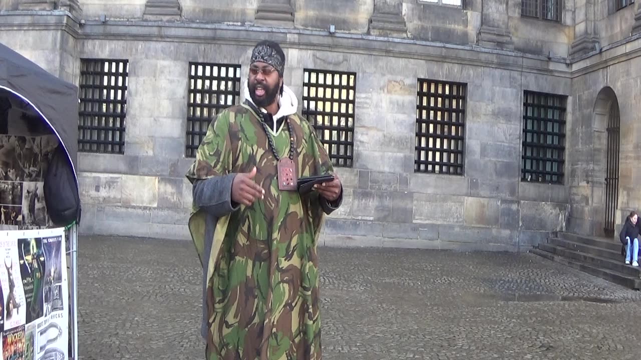 Hebrew Israelites Prophetic Camp Street Teaching 25-1-2025 Amsterdam (The Dam/Netherlands) Pt 1