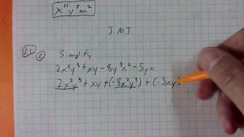 Saxon Algebra 1 Lesson 21 (c)
