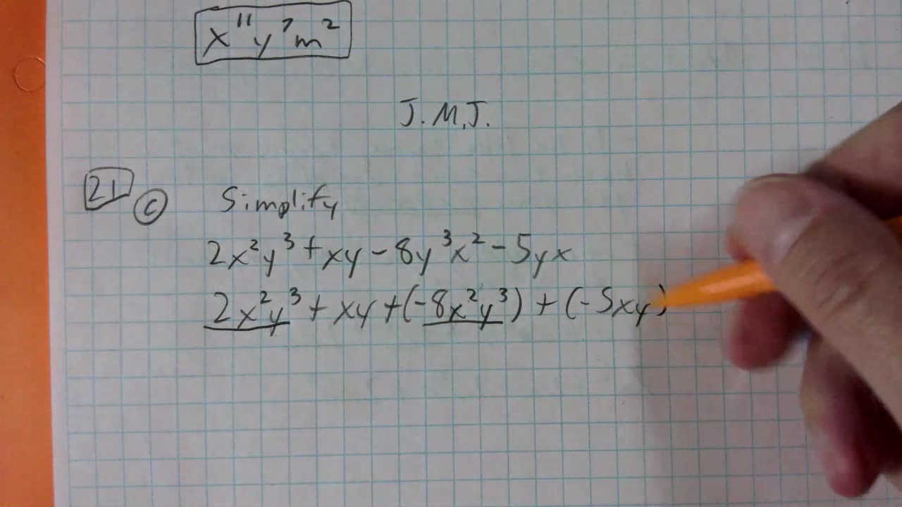 Saxon Algebra 1 Lesson 21 (c)