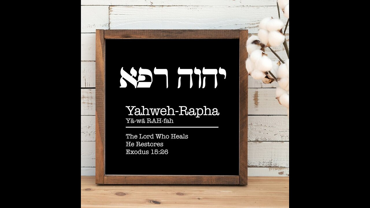 PARTNERING WITH JEHOVAH RAPHA FOR HEALING OURSELVES AND THE NATIONS