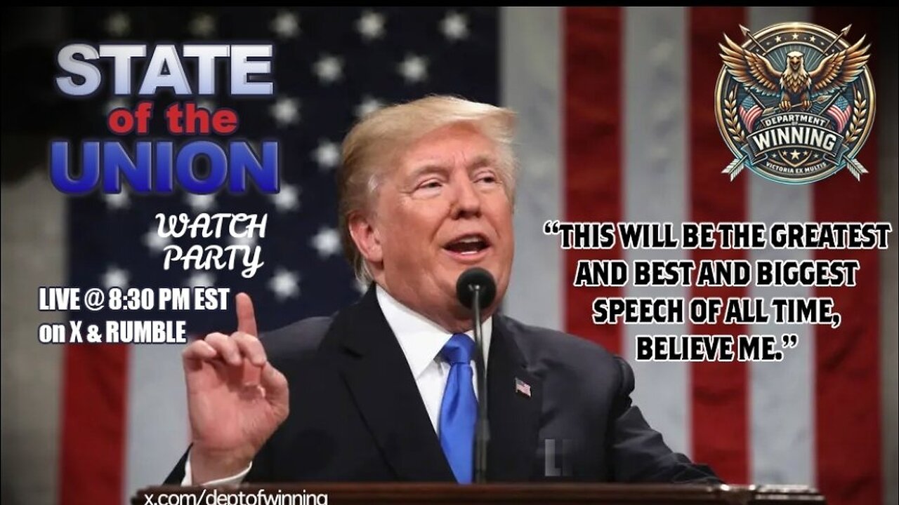 RFN #863 ~Department of WINNING Roundtable~ for Trump's SOTU to the joint session of congress~